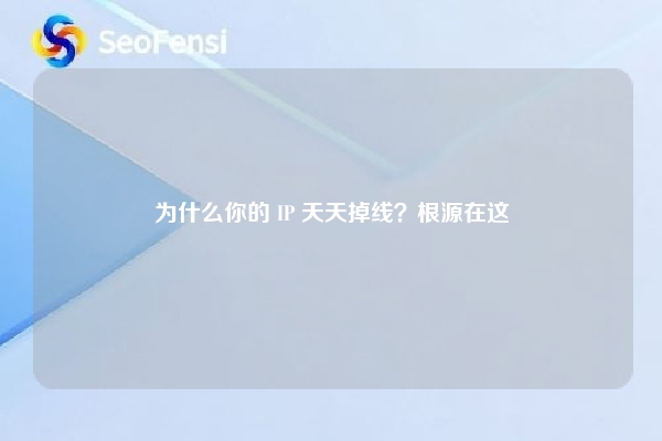 为什么你的 IP 天天掉线？根源在这