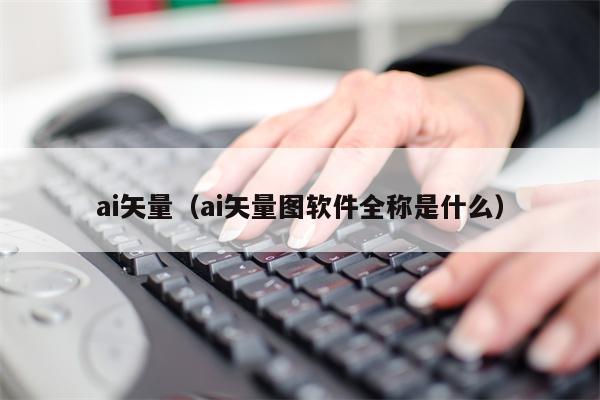 ai矢量（ai矢量图软件全称是什么）