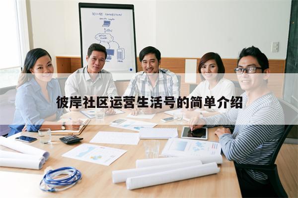 彼岸社区运营生活号的简单介绍