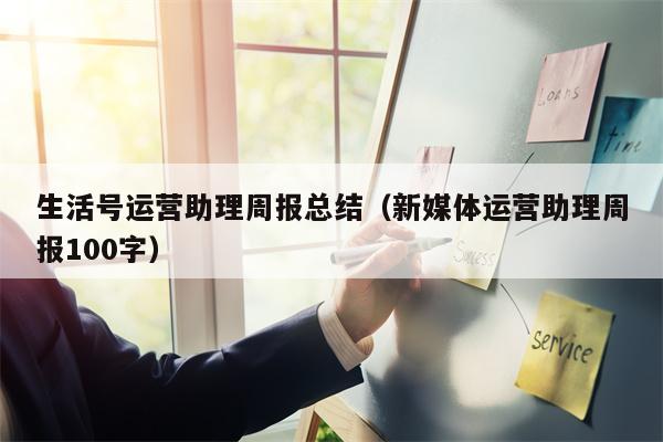 生活号运营助理周报总结（新媒体运营助理周报100字）