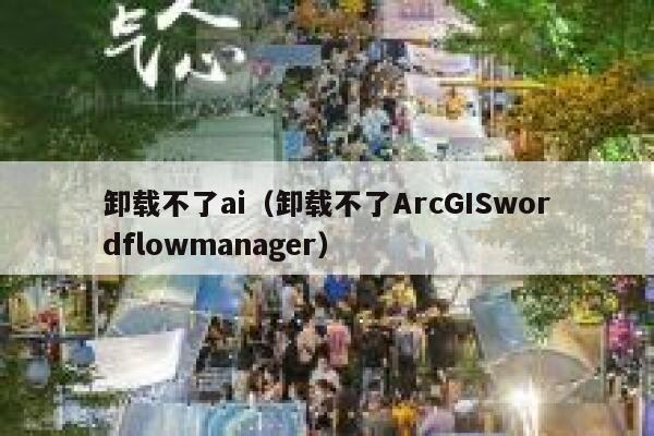 卸载不了ai（卸载不了ArcGISwordflowmanager）