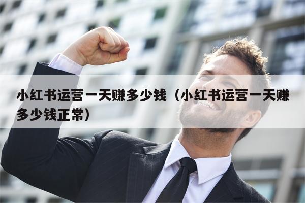 小红书运营一天赚多少钱（小红书运营一天赚多少钱正常）
