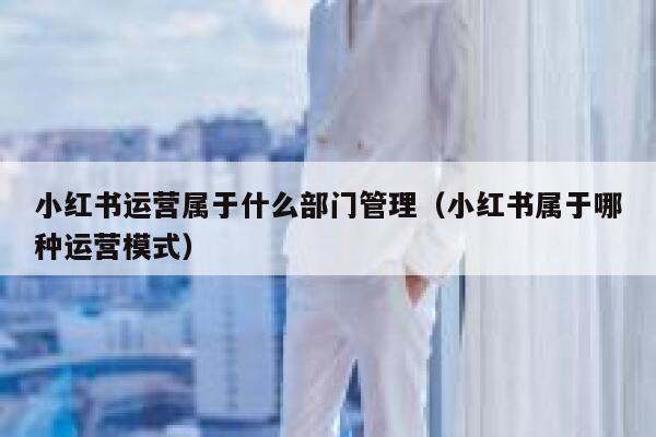 小红书运营属于什么部门管理（小红书属于哪种运营模式）