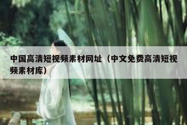 中国高清短视频素材网址（中文免费高清短视频素材库）