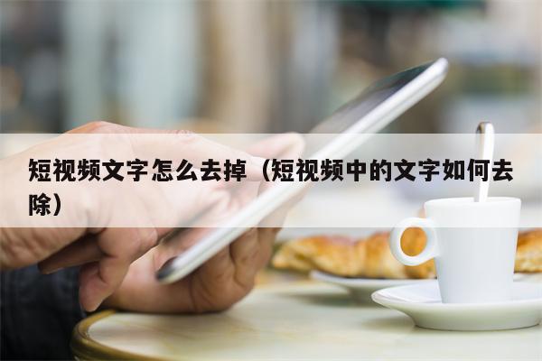 短视频文字怎么去掉（短视频中的文字如何去除）