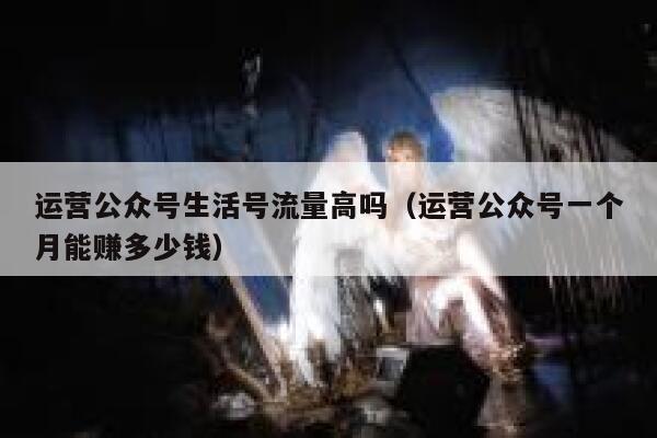 运营公众号生活号流量高吗（运营公众号一个月能赚多少钱）