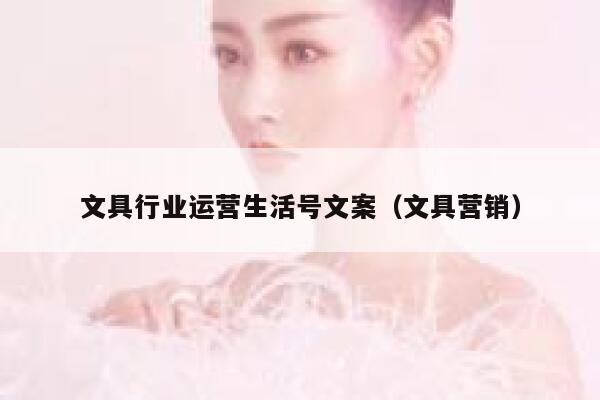 文具行业运营生活号文案（文具营销）