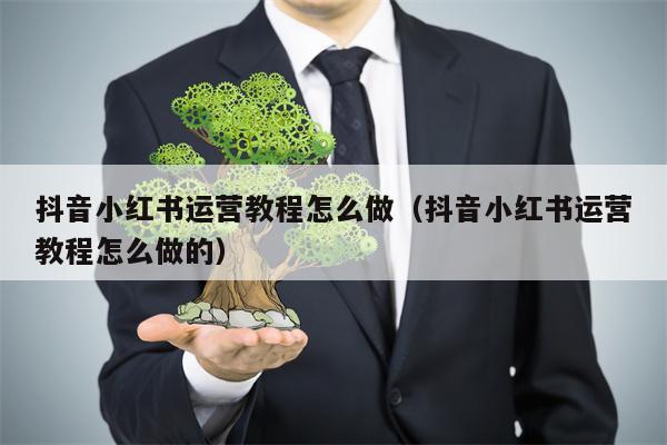 抖音小红书运营教程怎么做（抖音小红书运营教程怎么做的）
