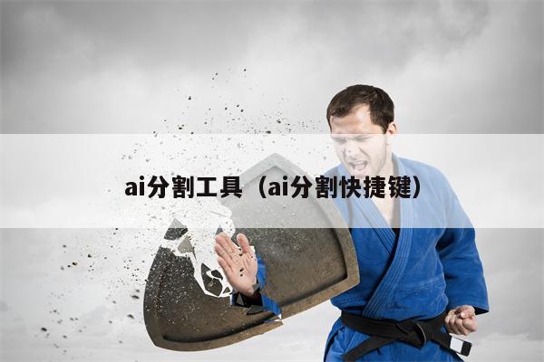 ai分割工具（ai分割快捷键）