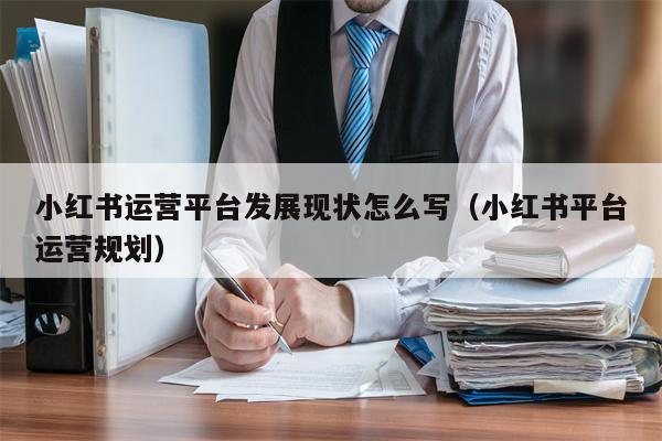 小红书运营平台发展现状怎么写（小红书平台运营规划）