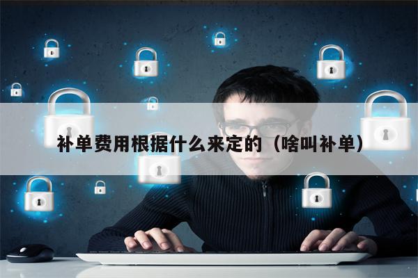 补单费用根据什么来定的（啥叫补单）