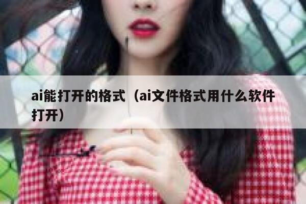 ai能打开的格式（ai文件格式用什么软件打开）