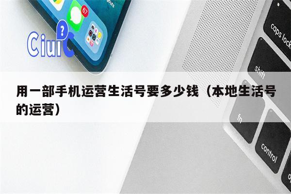 用一部手机运营生活号要多少钱（本地生活号的运营）