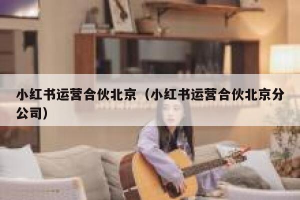 小红书运营合伙北京（小红书运营合伙北京分公司）