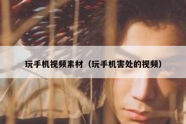 玩手机视频素材（玩手机害处的视频）