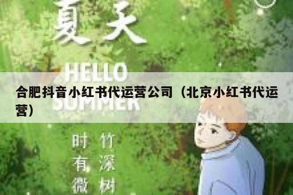 合肥抖音小红书代运营公司（北京小红书代运营）
