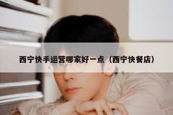 西宁快手运营哪家好一点（西宁快餐店）