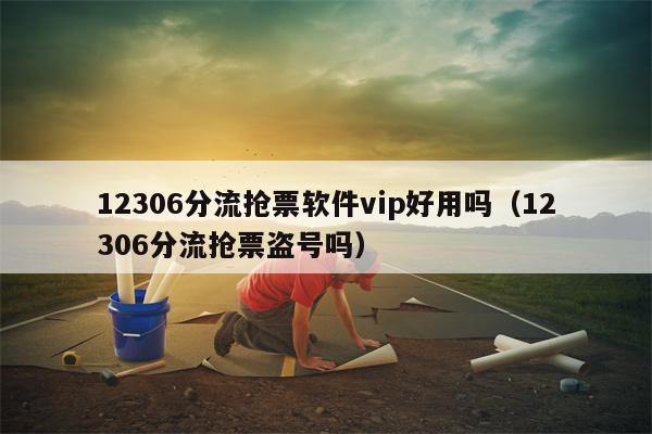 12306分流抢票软件vip好用吗（12306分流抢票盗号吗）