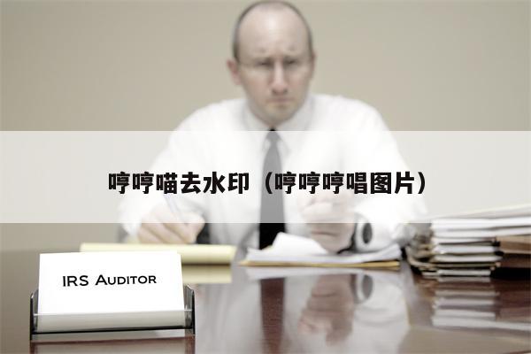 哼哼喵去水印（哼哼哼唱图片）