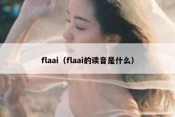 flaai（flaai的读音是什么）