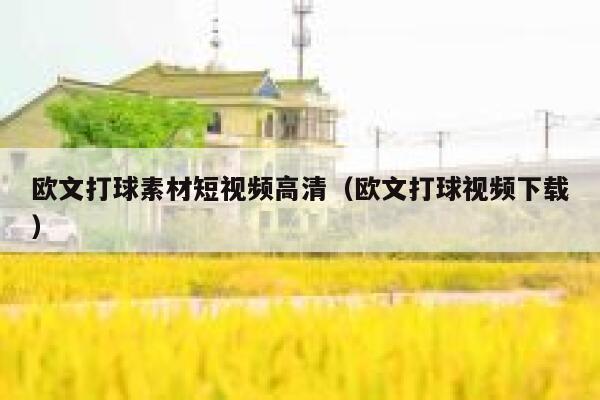 欧文打球素材短视频高清（欧文打球视频下载）