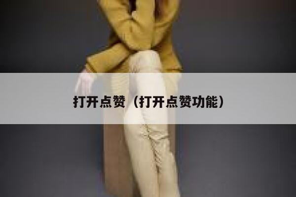 打开点赞（打开点赞功能）