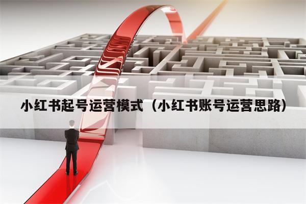 小红书起号运营模式（小红书账号运营思路）