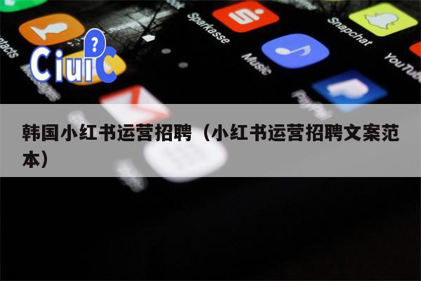 韩国小红书运营招聘（小红书运营招聘文案范本）
