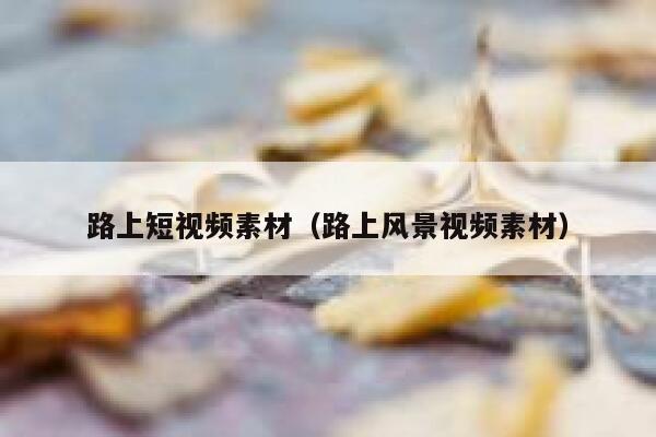 路上短视频素材（路上风景视频素材）