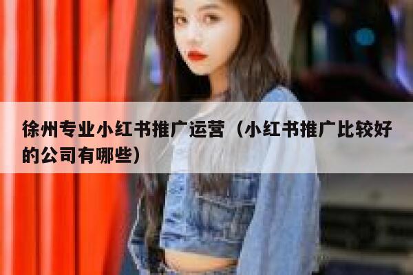 徐州专业小红书推广运营（小红书推广比较好的公司有哪些）