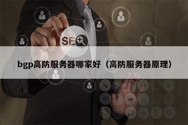 bgp高防服务器哪家好（高防服务器原理）