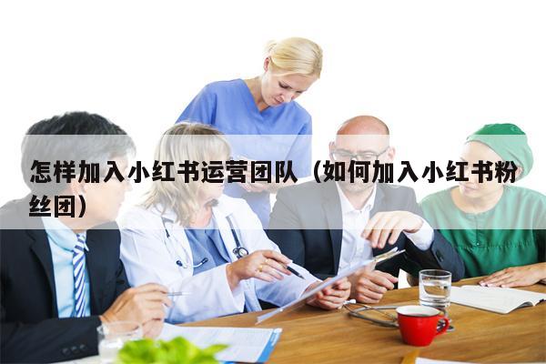 怎样加入小红书运营团队（如何加入小红书粉丝团）