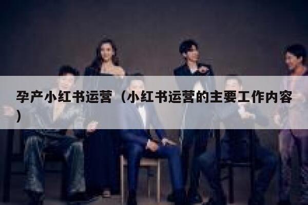 孕产小红书运营（小红书运营的主要工作内容）