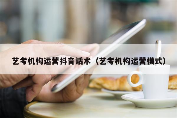 艺考机构运营抖音话术（艺考机构运营模式）