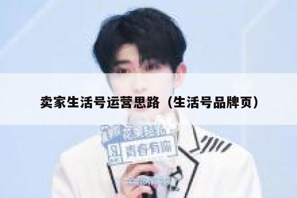卖家生活号运营思路(生活号品牌页) 卖家生活号运营思路(生活号品牌页)