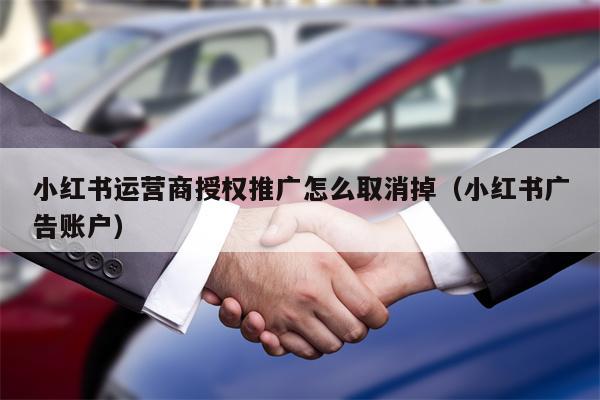 详细阅读:小红书运营商授权推广怎么取消掉(小红书广告账户) 小红书运营商授权推广怎么取消掉(小红书广告账户)