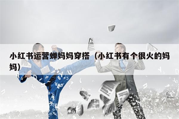 小红书运营蝉妈妈穿搭（小红书有个很火的妈妈）