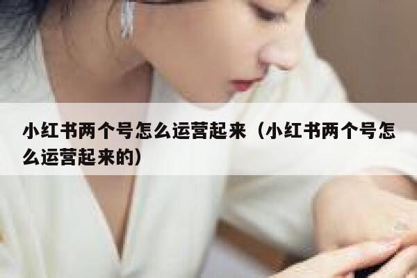 小红书两个号怎么运营起来（小红书两个号怎么运营起来的）
