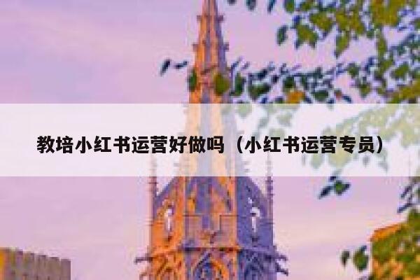 教培小红书运营好做吗（小红书运营专员）