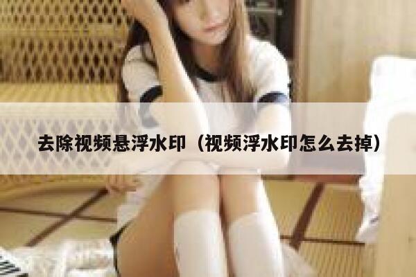 去除视频悬浮水印（视频浮水印怎么去掉）
