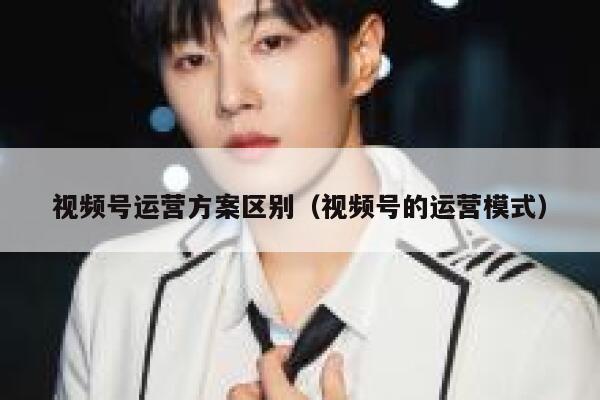 视频号运营方案区别（视频号的运营模式）