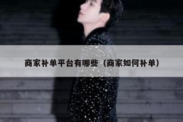 商家补单平台有哪些（商家如何补单）