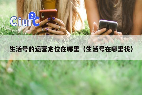 生活号的运营定位在哪里（生活号在哪里找）