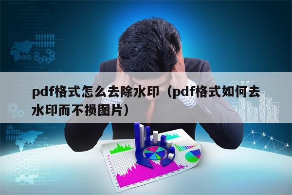pdf格式怎么去除水印（pdf格式如何去水印而不损图片）