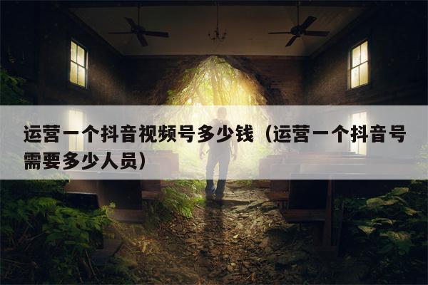 运营一个抖音视频号多少钱（运营一个抖音号需要多少人员）