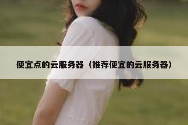 便宜点的云服务器（推荐便宜的云服务器）