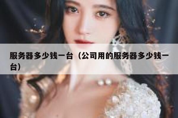 服务器多少钱一台（公司用的服务器多少钱一台）